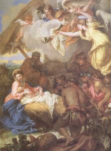 CASTIGLIONE, Giovanni Benedetto Adoration of the Shepherds (mk05) France oil painting art